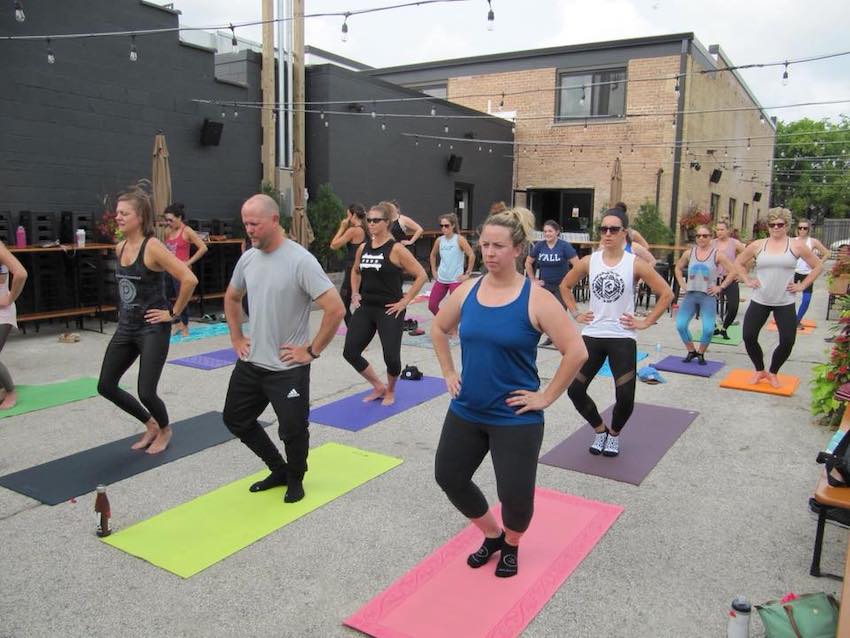 Barre & Brews at Elmhurst Brewing Co