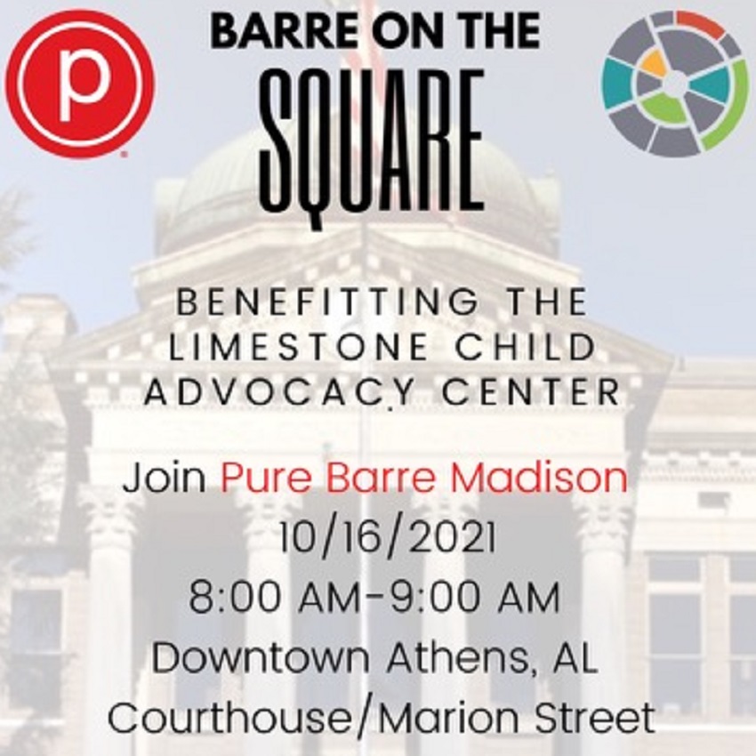 Barre on the Square benefiting Limestone Child Advocacy Center