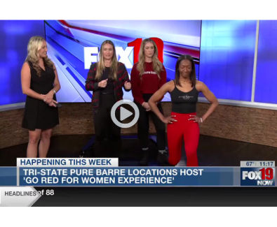FOX19_Cincinnati_PureBarre_GoRedForWomen