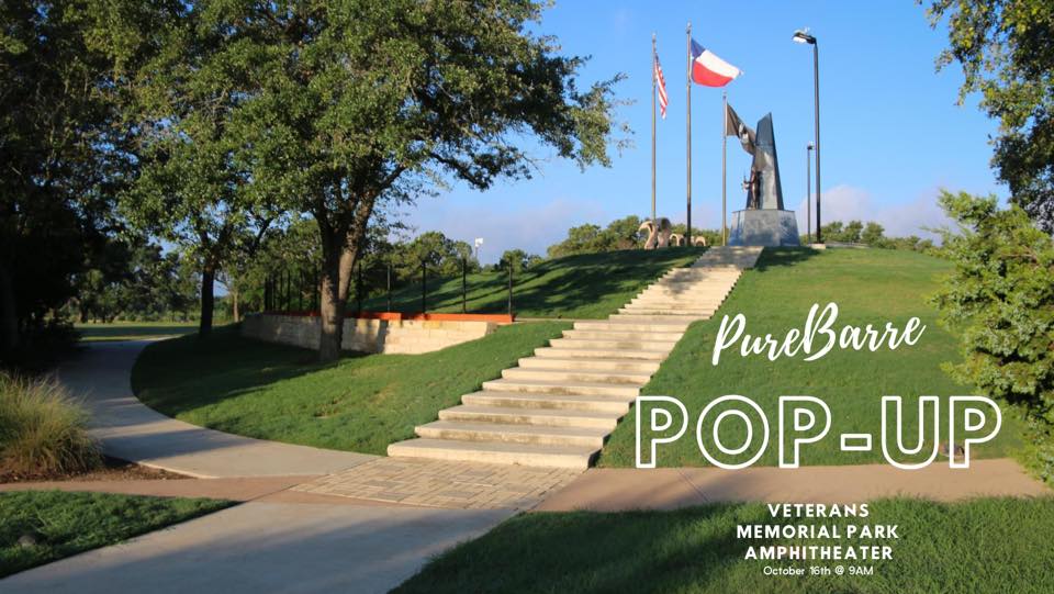 Pure Barre Pop-Up at Veterans Memorial Park Amphitheater