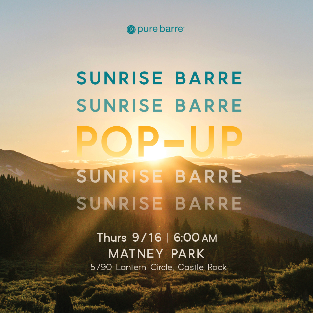 Summer Sunrise Pop Up at Matney Park