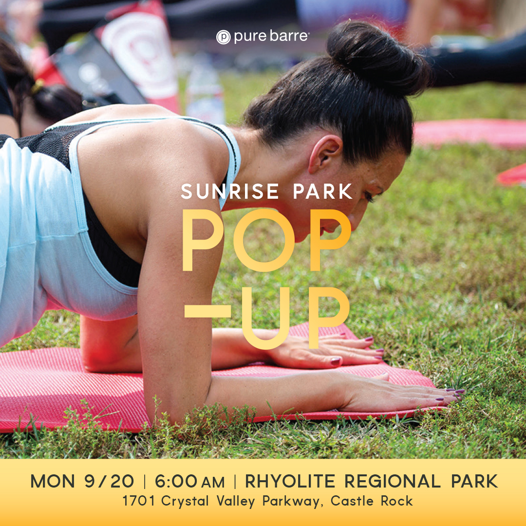 Sunrise Pop Up at Rhyolite Park