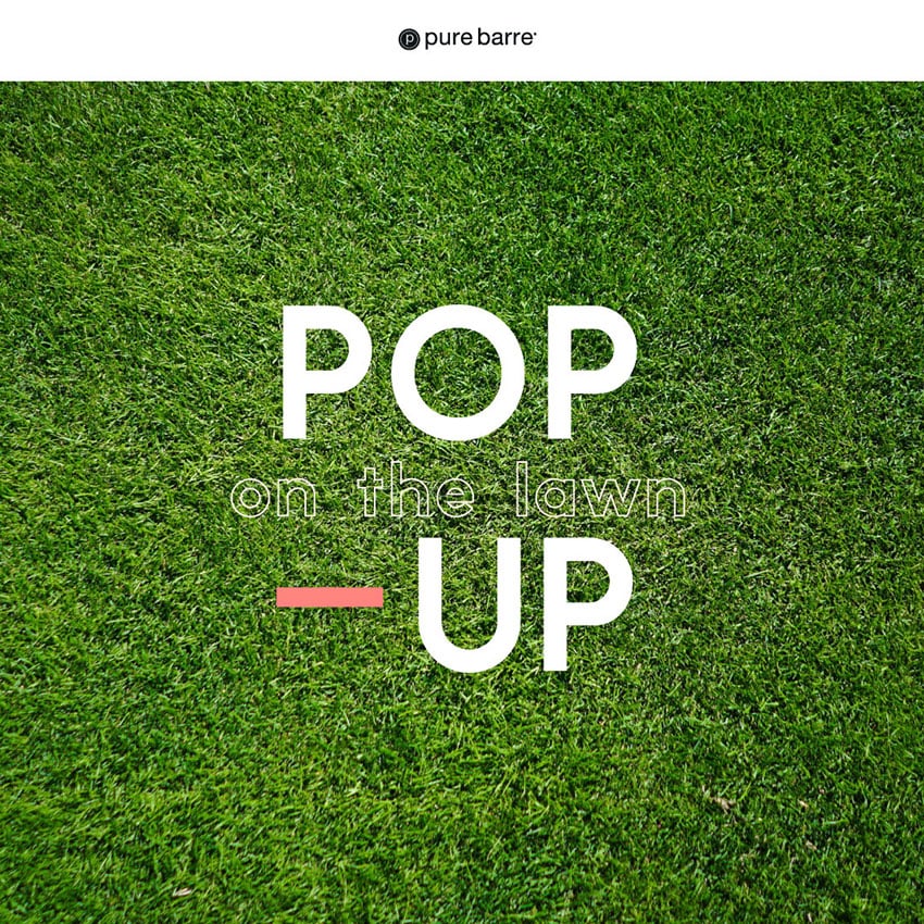 Pop Up on the Lawn!