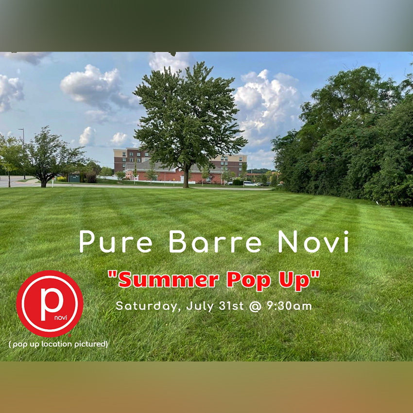 Summer Pop Up @ Pure Barre Novi!