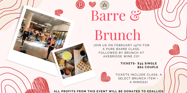 Barre + Brunch @ Axebridge Wine Co.