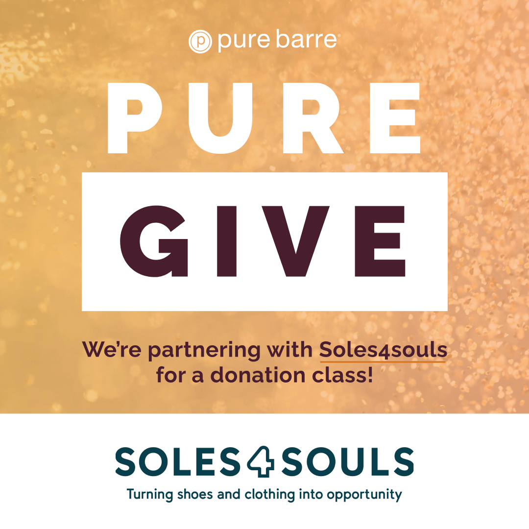 Pure Barre Southwest Austin Souls4Soles Donation Class