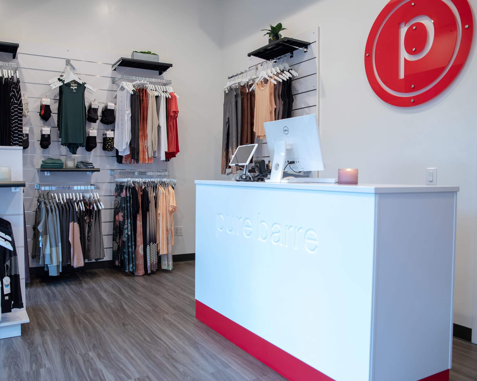 Front desk at Pure Barre